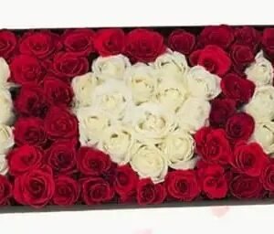 i love you flower box