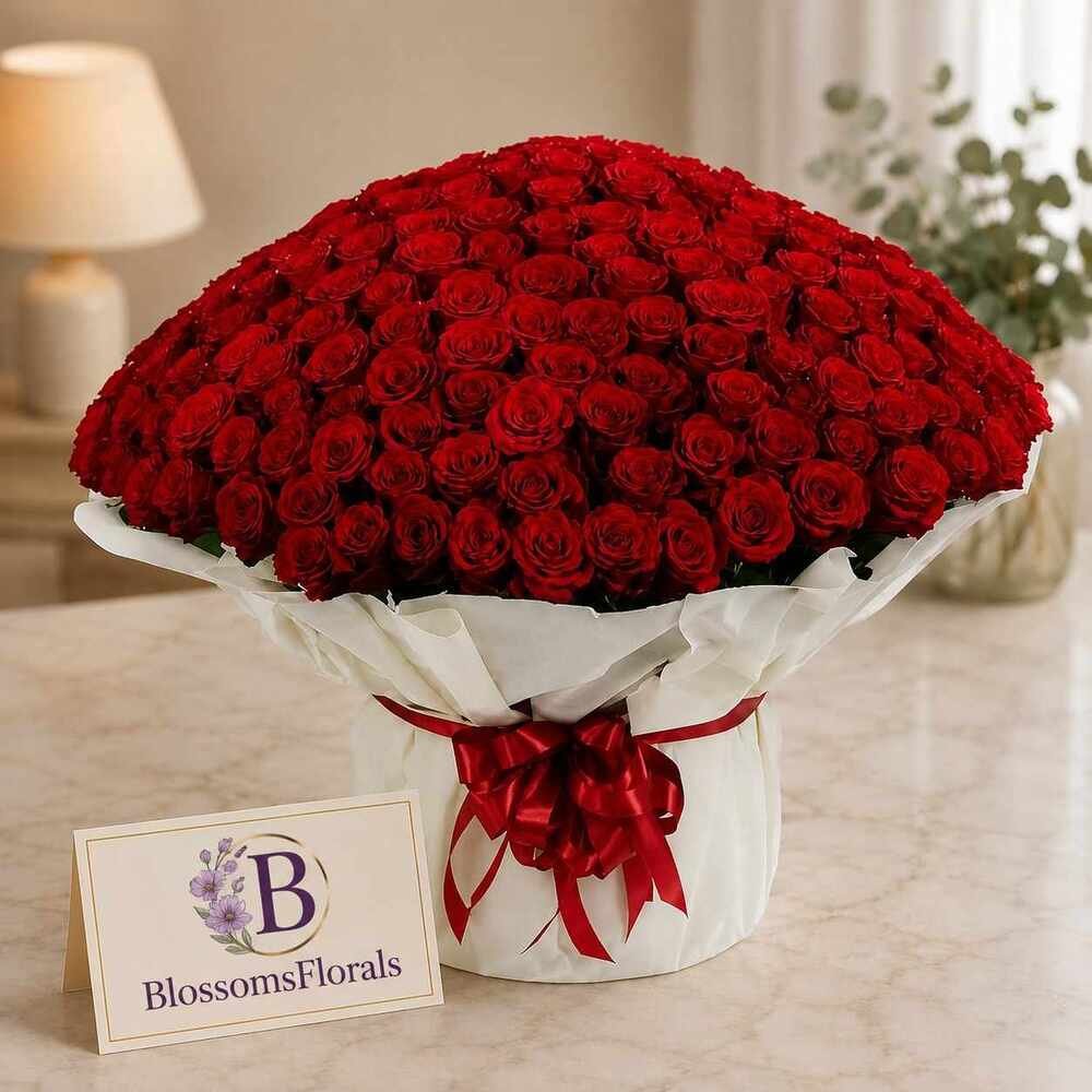 Grand Red Rose Bouquet